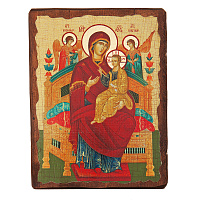 Икона Божией Матери "Всецарица", под старину №2