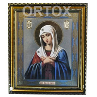 Икона Божией Матери "Умиление", 18х21 см, багетная рамка