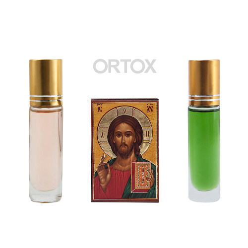 Набор ароматов с иконой Спасителя, в индивидуальной подарочной упаковке, 2 шт. по 10 мл фото 4