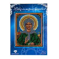 Алмазная мозаика "Икона блаженной Матроны Московской", 15х20 см