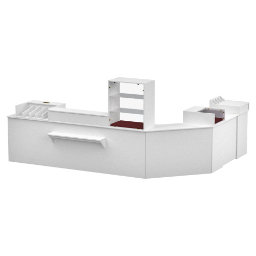 Свечная лавка "Самарская". Компоновка №5 белая фото 2