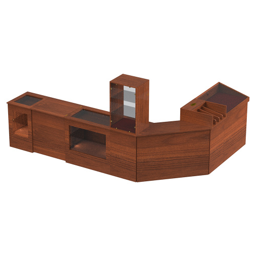 Свечная лавка "Самарская". Компоновка №1, цвет "ноче экко" Свечная лавка "Самарская". Компоновка №1, цвет "ноче экко"