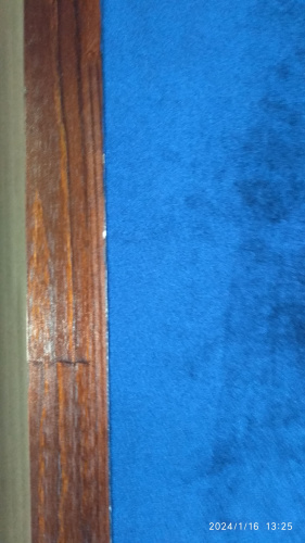 Подиум-кафедра "Вятская" квадратная темная, синяя ткань, 1 уровень, 100х100 см, У-2019 фото 2