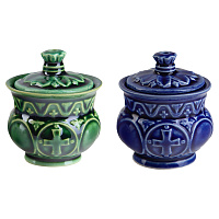 Лампада настольная керамическая "Ника", 4,5х5,5 см