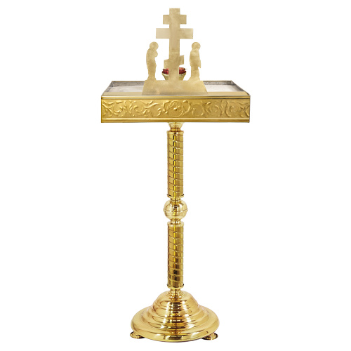 Панихидный стол песковой, чеканка, 50х50х95 см фото 3