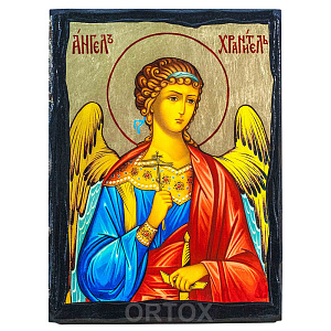 Икона Ангела Хранителя, 17х23 см, ольха, золочение №1 (золочение)