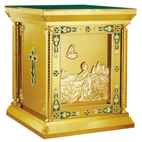 Жертвенник "Гефсиманский", эмаль, литье, высота 100 см фото 2