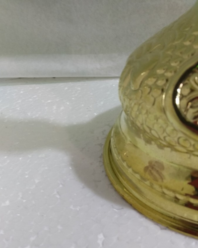 Подсвечник напрестольный, латунь, 13х34 см, №1, У 13-0315 фото 4