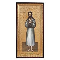 Икона большая храмовая преподобного Алексия, человека Божия, прямая рама