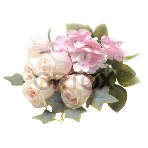 Цветы искусственные "Букет роз", цвета в ассортименте фото 6