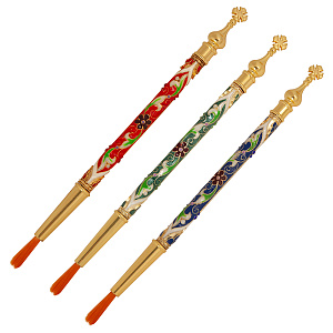 Стрючицы, цинковый сплав, эмаль, набор из 3 штук, длина 21,5 см (полировка)