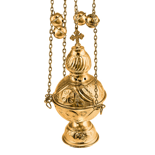 Купить кадило № 26, латунь, 12,4х22 см, №2, у 13-0106