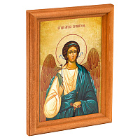 Икона Ангела-Хранителя в деревянной рамке, 12х1,5х17 см