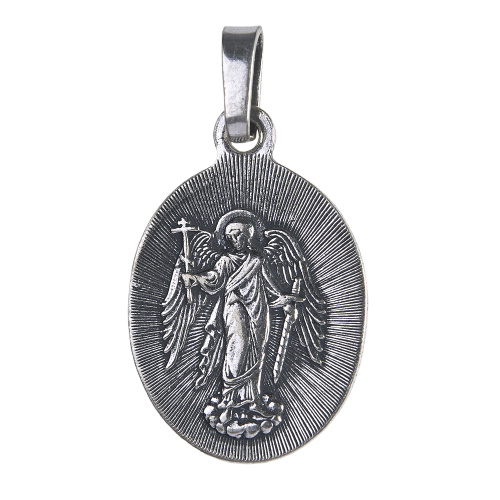 Образок мельхиоровый с ликом равноап. царицы Елены Константинопольской, серебрение фото 3