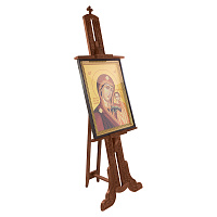 Подставка под храмовую икону "Суздальская", цвет "кипарис", 80х66х254 см