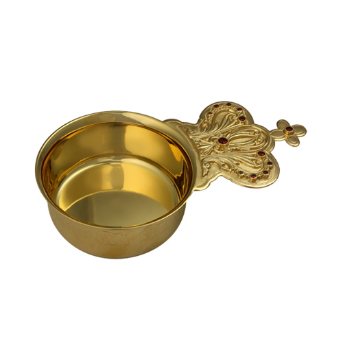 Евхаристический набор из 7 предметов на 0,5 л, комбинированный, фианиты фото 6