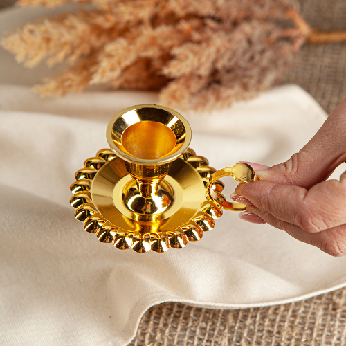 Подсвечник настольный, цинковый сплав, 7х4 см фото 4