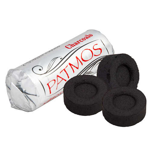Уголь кадильный быстроразжигаемый "Patmos", 6 таблеток, Ø 27 мм Уголь кадильный быстроразжигаемый "Patmos", 6 таблеток, Ø 27 мм