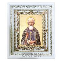 Икона преподобного Сергия Радонежского, 24х28 см, багетная рамка