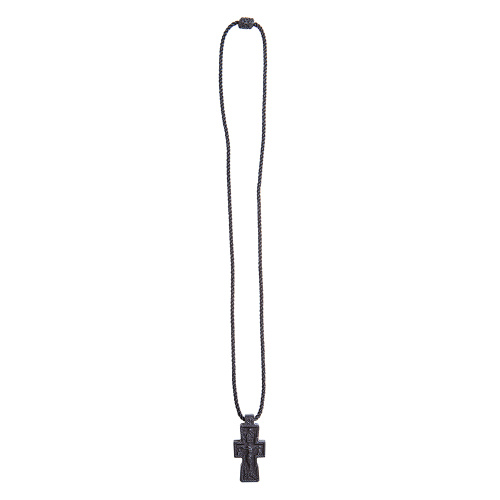 Нательный крест деревянный, 2,4х5 см, с гайтаном фото 6