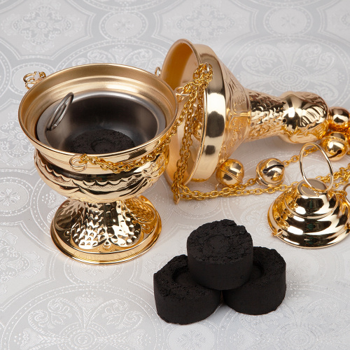 Уголь кадильный "Кедровый", 72 таблетки, Ø 45 мм фото 2