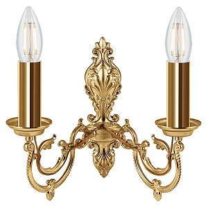 Бра церковное на 2 свечи, 13х25х22 см (литье)