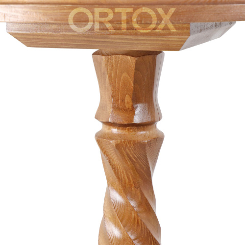 Подставка церковная выносная "Ивановская" светлая круглая, высота 90 см фото 3