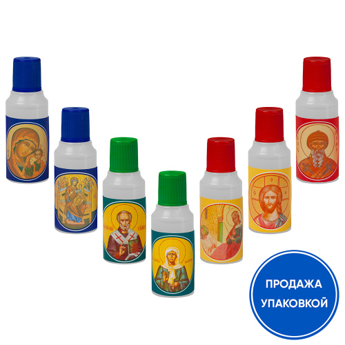 Масло церковное освященное, 25 мл, 30 штук, микс Масло церковное освященное, 25 мл, 30 штук, микс