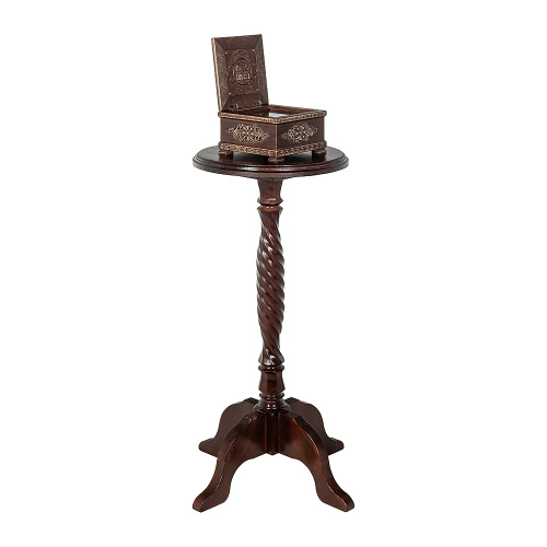 Подставка церковная выносная "Ивановская" темная круглая, высота 90 см фото 3