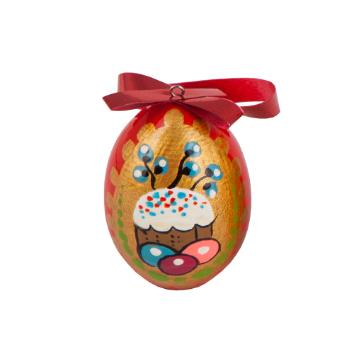 Набор пасхальный "Яйцо", комплект из 7 штук, дерево, ручная роспись фото 9