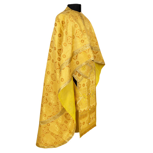 Иерейское облачение греческое, шелк "Горненский", желтое с золотом фото 2 Иерейское облачение греческое, шелк "Горненский", желтое с золотом фото 2