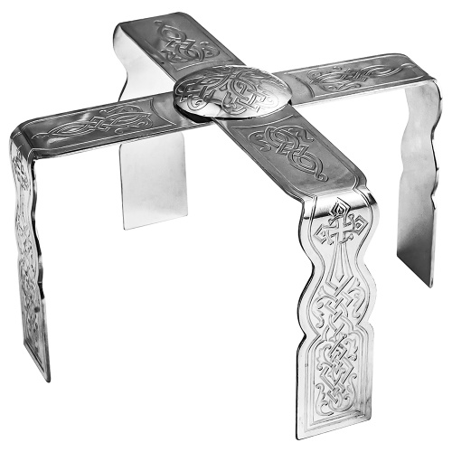 Евхаристический набор из 7 предметов из ювелирного сплава, мельхиор, серебрение фото 5