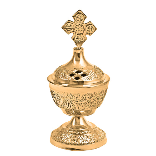 Кадильница латунная, 6,5х14 см фото 6