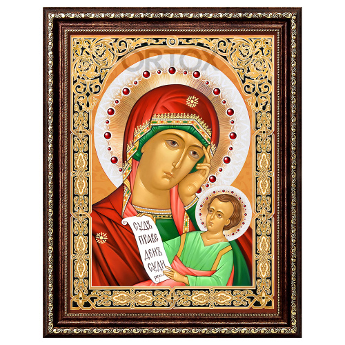 Алмазная мозаика "Икона Божией Матери "Утоли моя печали", 30х40 см фото 2