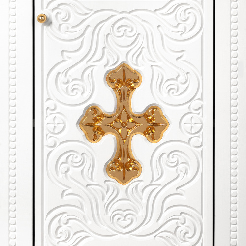 Жертвенник "Вологодский" белый с золотом (поталь) фото 5 Жертвенник "Вологодский" белый с золотом (поталь) фото 5