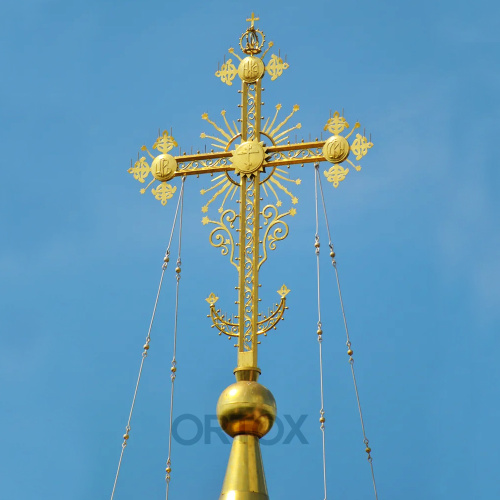 Крест на купол ажурный фото 3