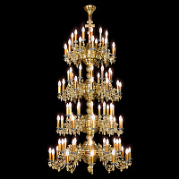 Паникадило "Фаворское" на 96 свечей, диаметр 107 см, высота 213 см