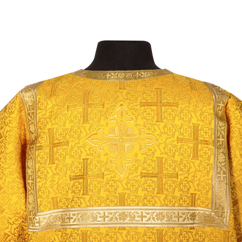Стихарь алтарника, парча "Афон", желтый с золотом фото 4 Стихарь алтарника, парча "Афон", желтый с золотом фото 4