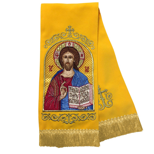 Закладка для Евангелия с иконой Спасителя, 160х14,5 см фото 2