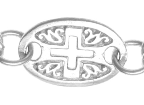 Серебряная цепь для наперсного креста (или панагии) фото 2