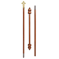 Древко для хоругви деревянное разборное