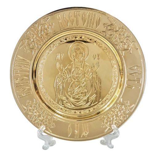 Евхаристический набор из 7 предметов с потиром на 1 л, комбинированный фото 10 Евхаристический набор из 7 предметов с потиром на 1 л, комбинированный фото 10