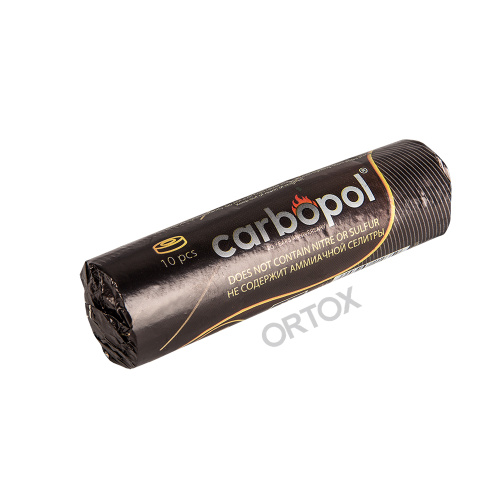 Уголь быстроразжигаемый "Carbopol", 100 таблеток, Ø 35 мм фото 3