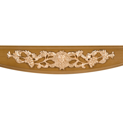 Полка для икон угловая одноярусная, цвет орех, 60х42х7 см фото 3