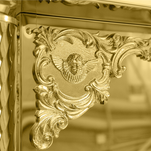 Панихидный стол на 200 свечей с сенью, 170х82х291,5 см фото 5