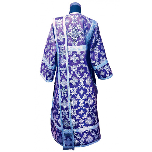 Облачение диаконское фиолетовое, шелк фото 2