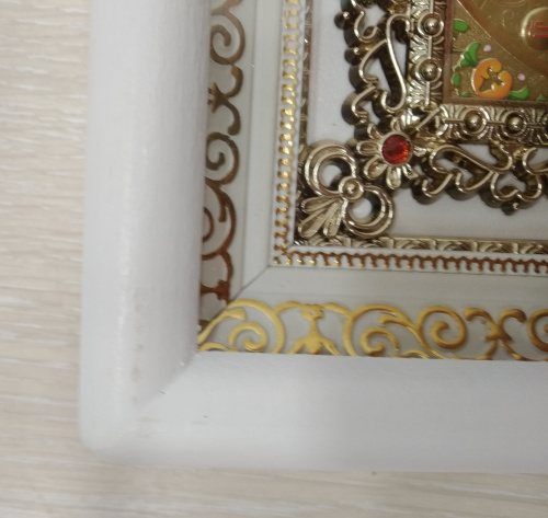 Икона Спасителя, 24х28 см, багетная рамка, У-0175 фото 2
