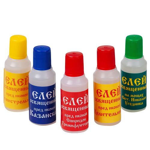 Масло церковное освященное, 25 мл, 30 штук, микс фото 2 Масло церковное освященное, 25 мл, 30 штук, микс фото 2