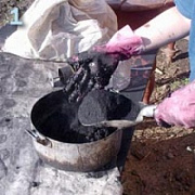 Изготовление угля для кадила часть 3