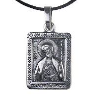 Образок мельхиоровый с ликом благоверного князя Александра Невского, серебрение